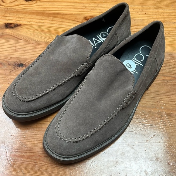 Calvin Klein 'Vance' Suede leather Loafers - Size 8 - Picture 1 of 10